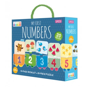 Sassi My First Words Train Puzzle and Book Set Sassi My First Words Train Puzzle and Book Set