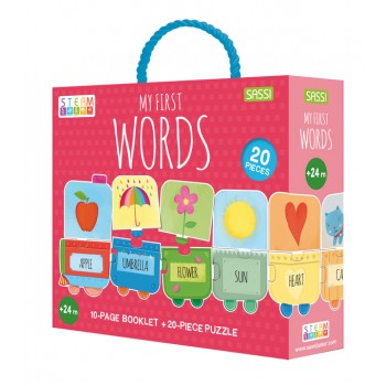 Sassi My First Words Train Puzzle and Book Set Sassi My First Words Train Puzzle and Book Set