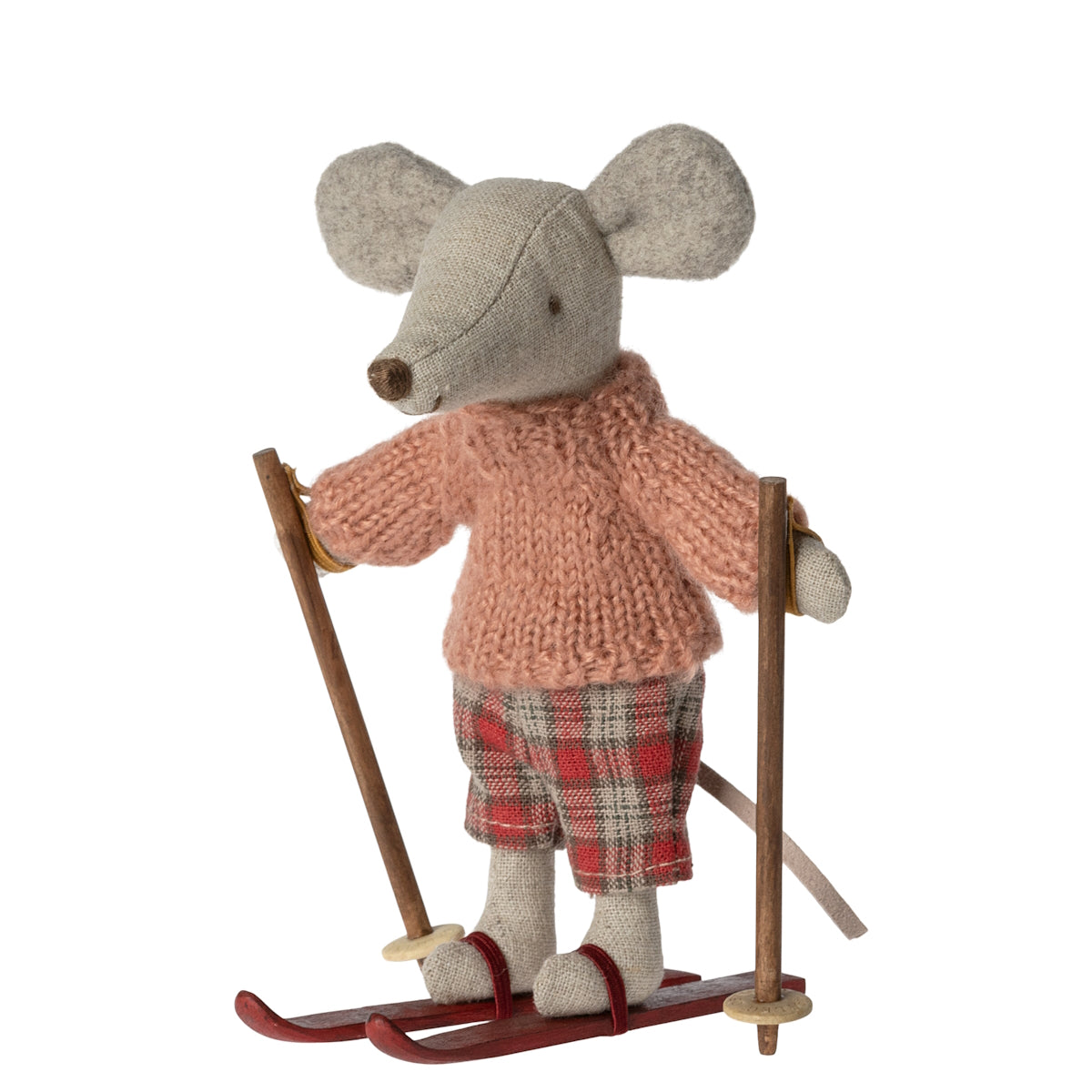 Winter Mouse with Skis Big Sister (Pre Order: Dispatch ETA Early December)