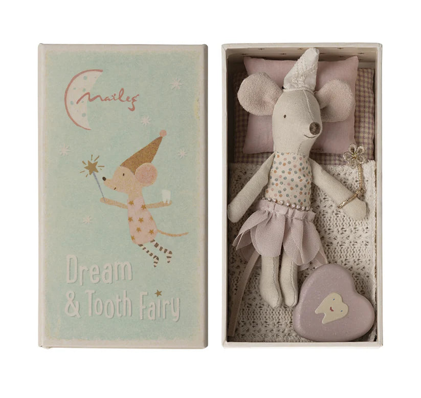 Tooth Fairy Mouse Little Sister in box