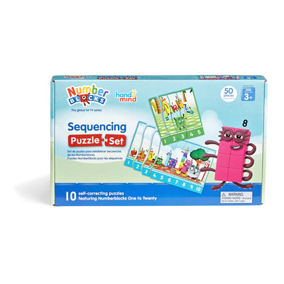 Number Blocks Sequencing Puzzle Set