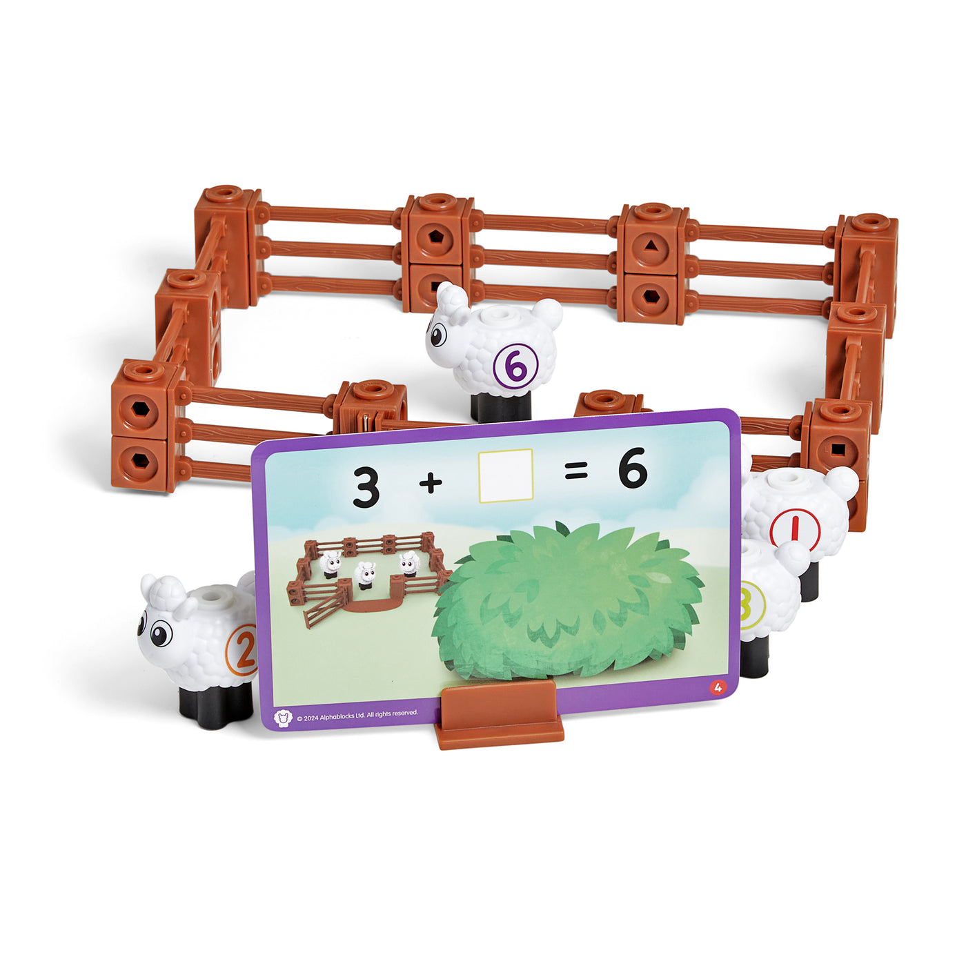 Numberblocks | MathLink Cubes Activity Set Numberblocks Sheep Farm