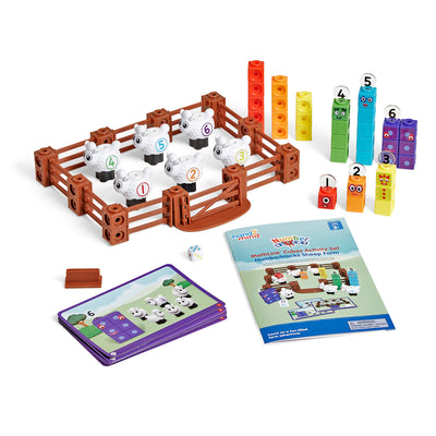 Numberblocks | MathLink Cubes Activity Set Numberblocks Sheep Farm