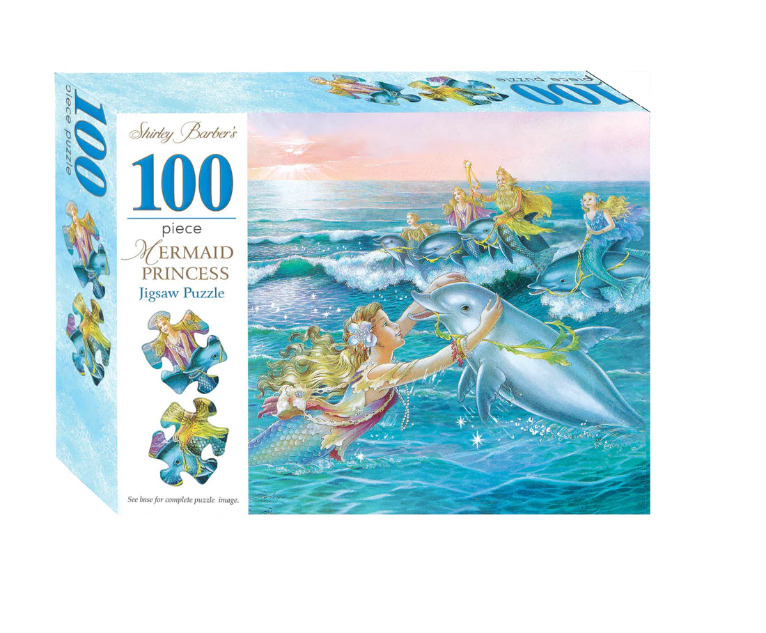 Shirley Barber | Mermaid Princess Jigsaw Puzzle (100 piece)