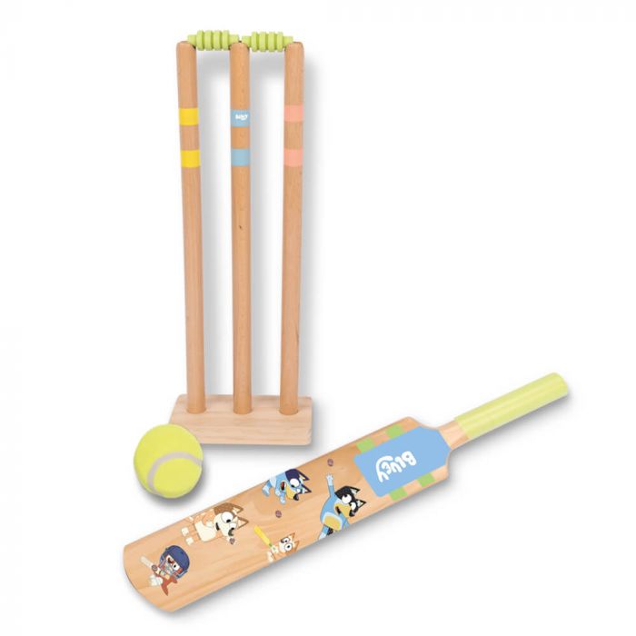 Bluey | Wooden Cricket Set