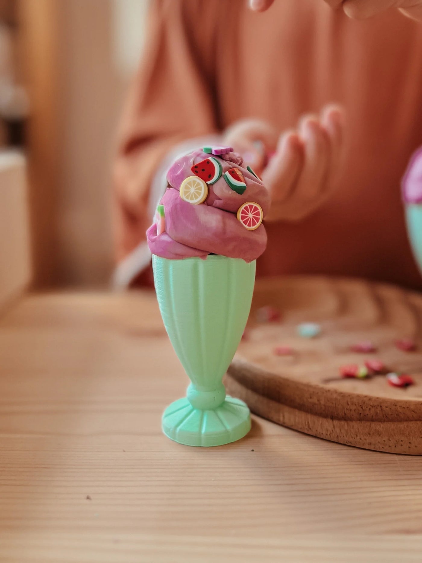 Ice cream Shop - Single Scoop Kit (Mint Sundae Cup)