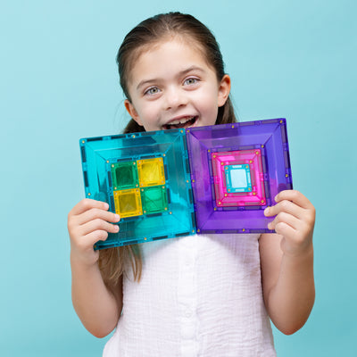 Connetix Tiles | Bright Portal Pack 48pc by Connetix Magnetic Tiles - Friends of K