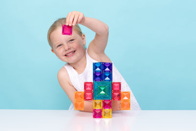 Connetix Tiles | Bright Portal Pack 48pc by Connetix Magnetic Tiles - Friends of K