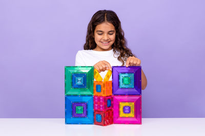 Connetix Tiles | Bright Portal Pack 48pc by Connetix Magnetic Tiles - Friends of K