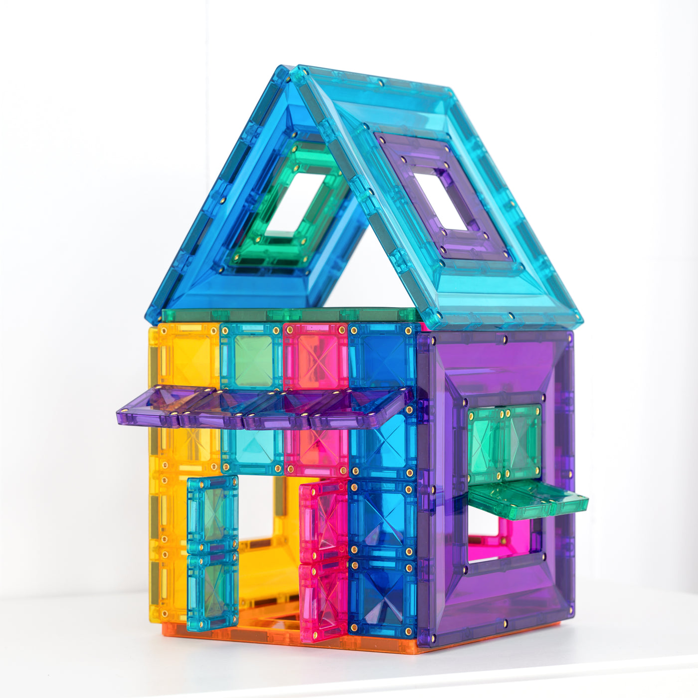Connetix Tiles | Bright Portal Pack 48pc by Connetix Magnetic Tiles - Friends of K