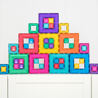 Connetix Tiles | Bright Portal Pack 48pc by Connetix Magnetic Tiles - Friends of K