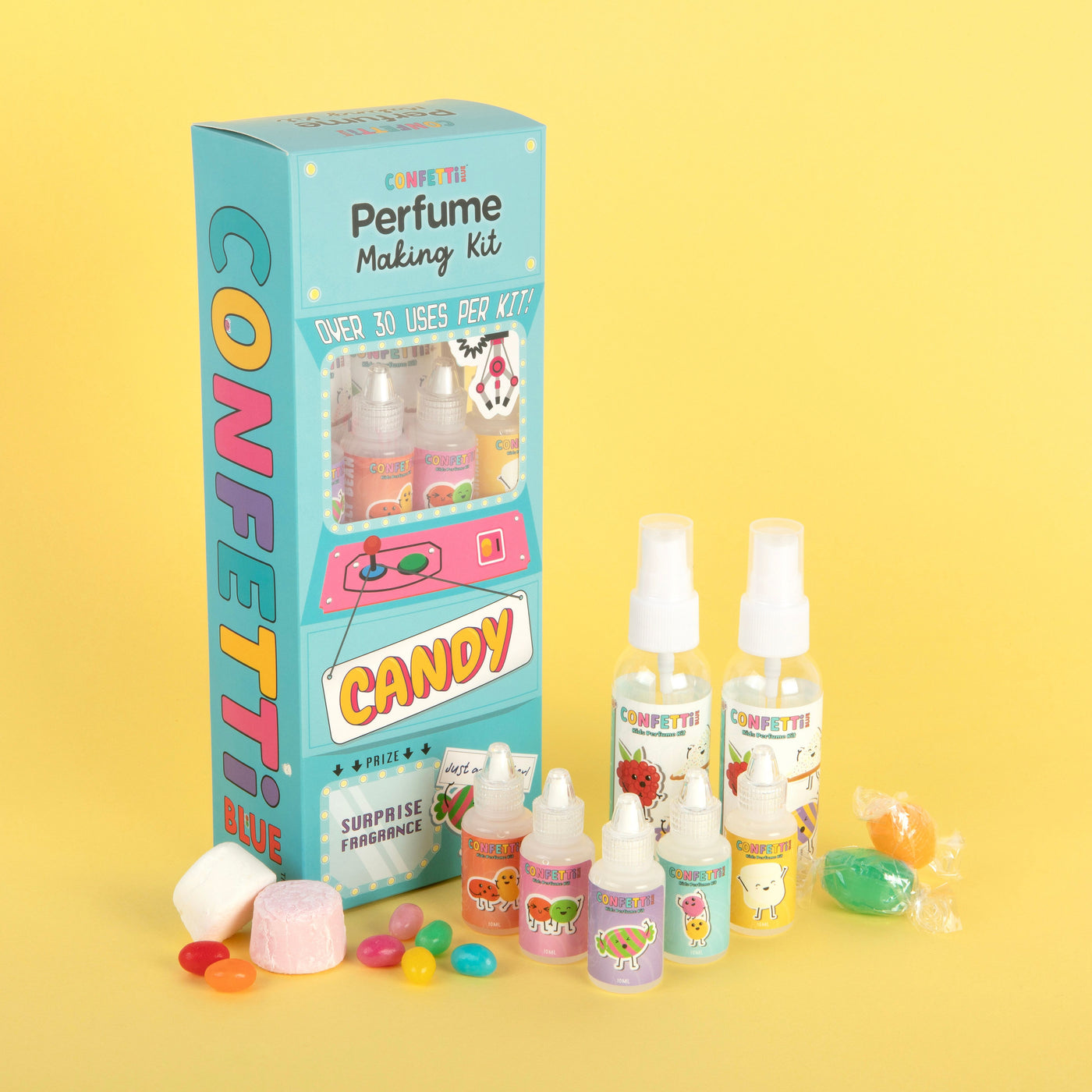 Confetti Blue | Candy Scented Perfume Making Kit