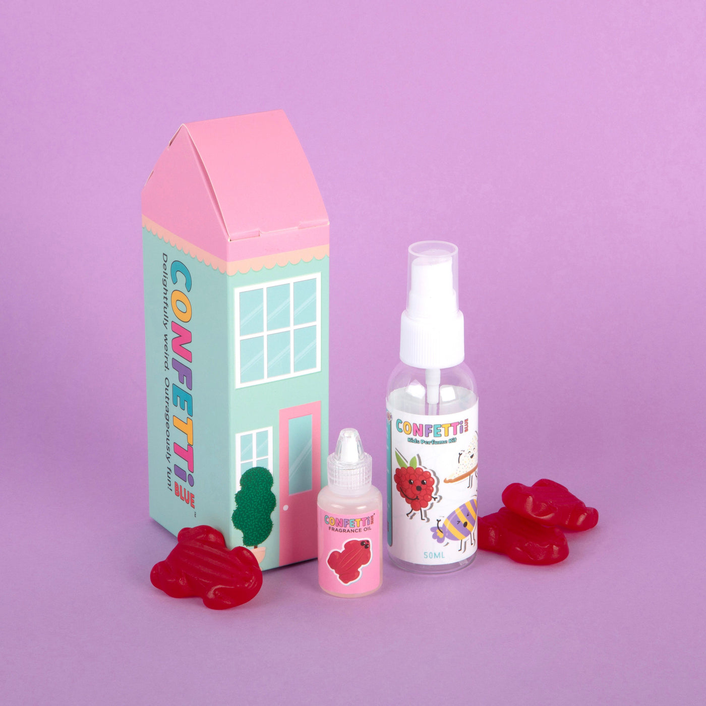 Confetti Blue | Red Frogs Mini Perfume Making Kit