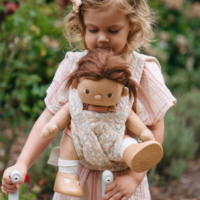 Dinkum Dolls Quilted Carrier | Garden Floral