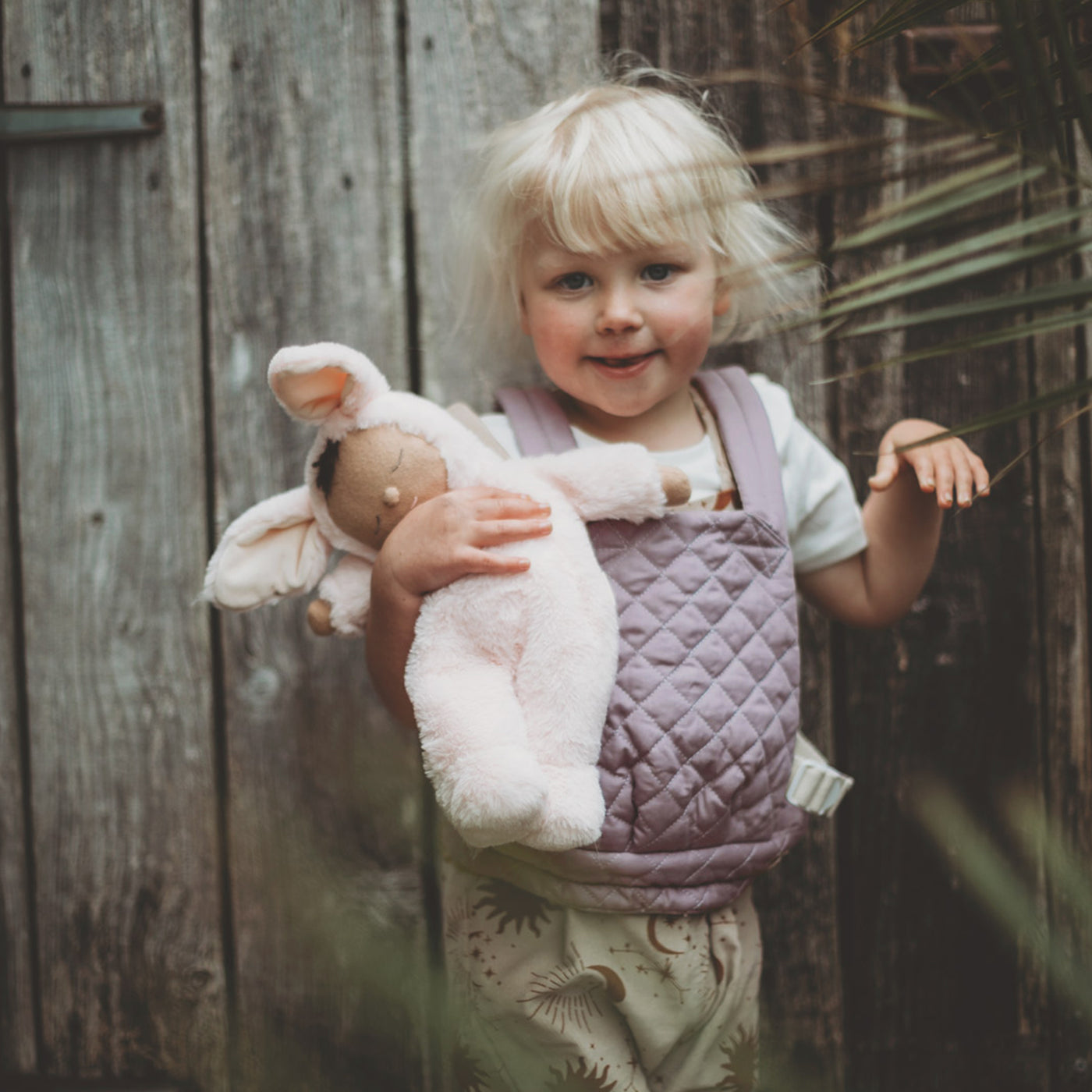 Olli Ella | Dinkum Dolls Quilted Carrier Lavender by Olli Ella - Friends of K