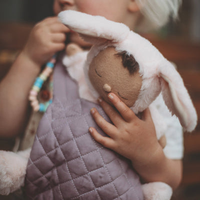 Olli Ella | Dinkum Dolls Quilted Carrier Lavender by Olli Ella - Friends of K