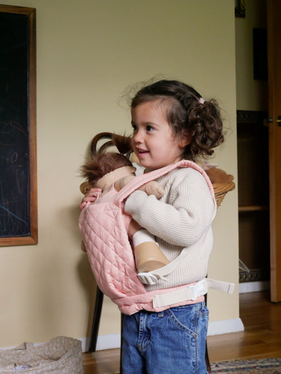 Olli Ella | Dinkum Dolls Quilted Carrier Rose by Olli Ella - Friends of K
