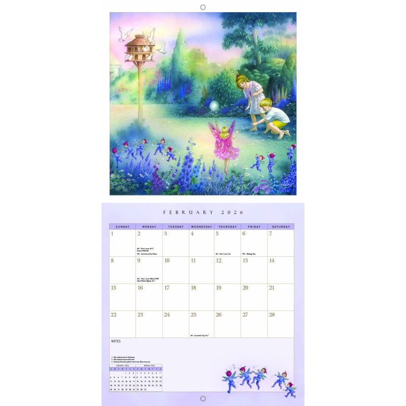 Shirley Barber | Fairies Calendar 2026