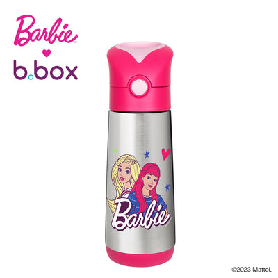 b.box Insulated Drink Bottle 500ml - Mattel Barbie