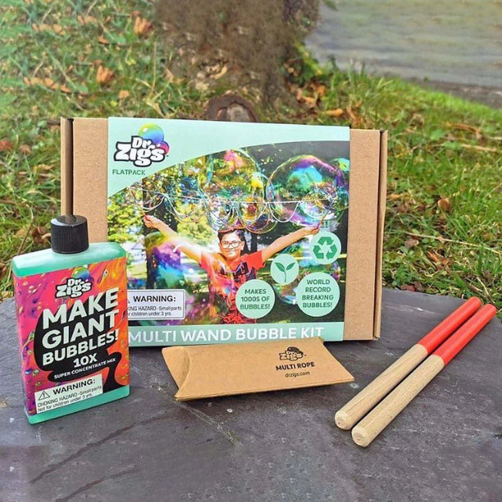 Dr. Zigs Multi Wand Bubble Kit (Flat Pack)