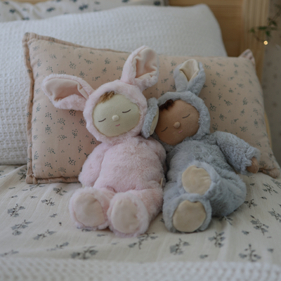 Lullaby Cozy Dinkum Bunny | Moppet (Pink)