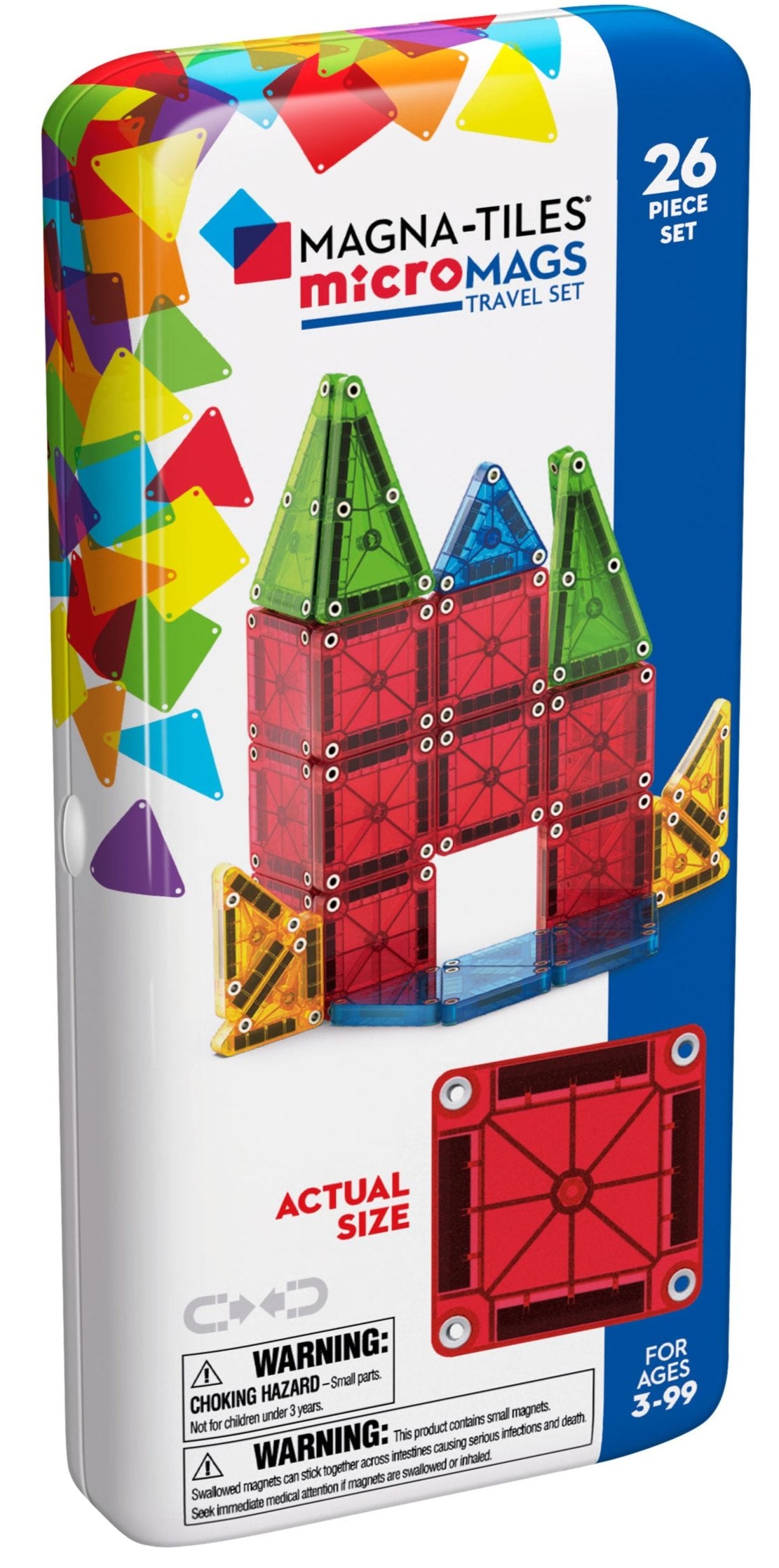 Magna-Tiles | microMAGS Travel Set (PreOrder:Dispatch ETA Late Oct/Early Nov)