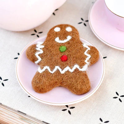 Felt Gingerbread Man Cookie