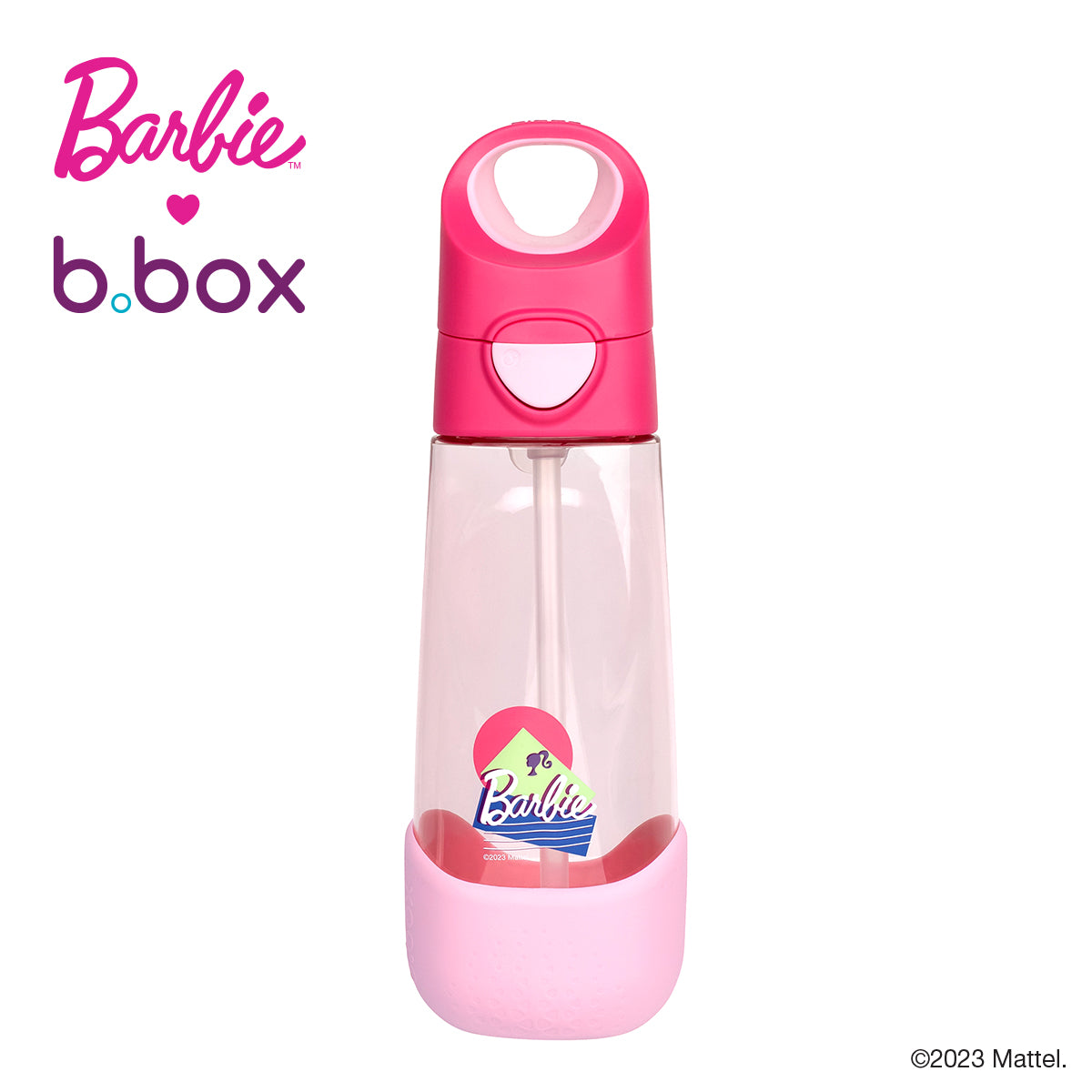 b.box Tritan Drink Bottle 600ml - Mattel Barbie