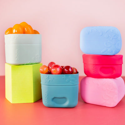 b.box Silicone Snack Cups (assorted colours)