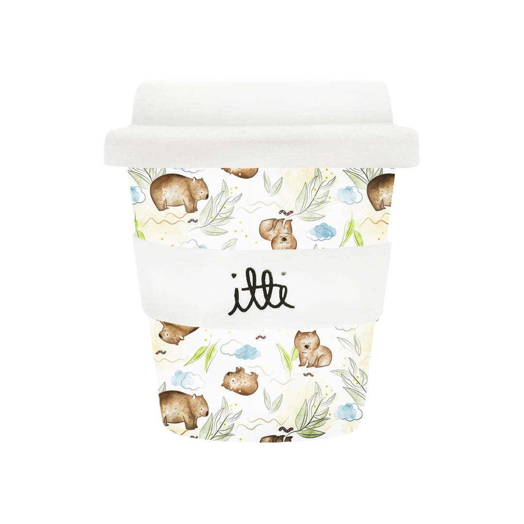 Bamboo Baby Cino Cup 120mL + 2 Straws (Assorted) by Itti - Friends of K