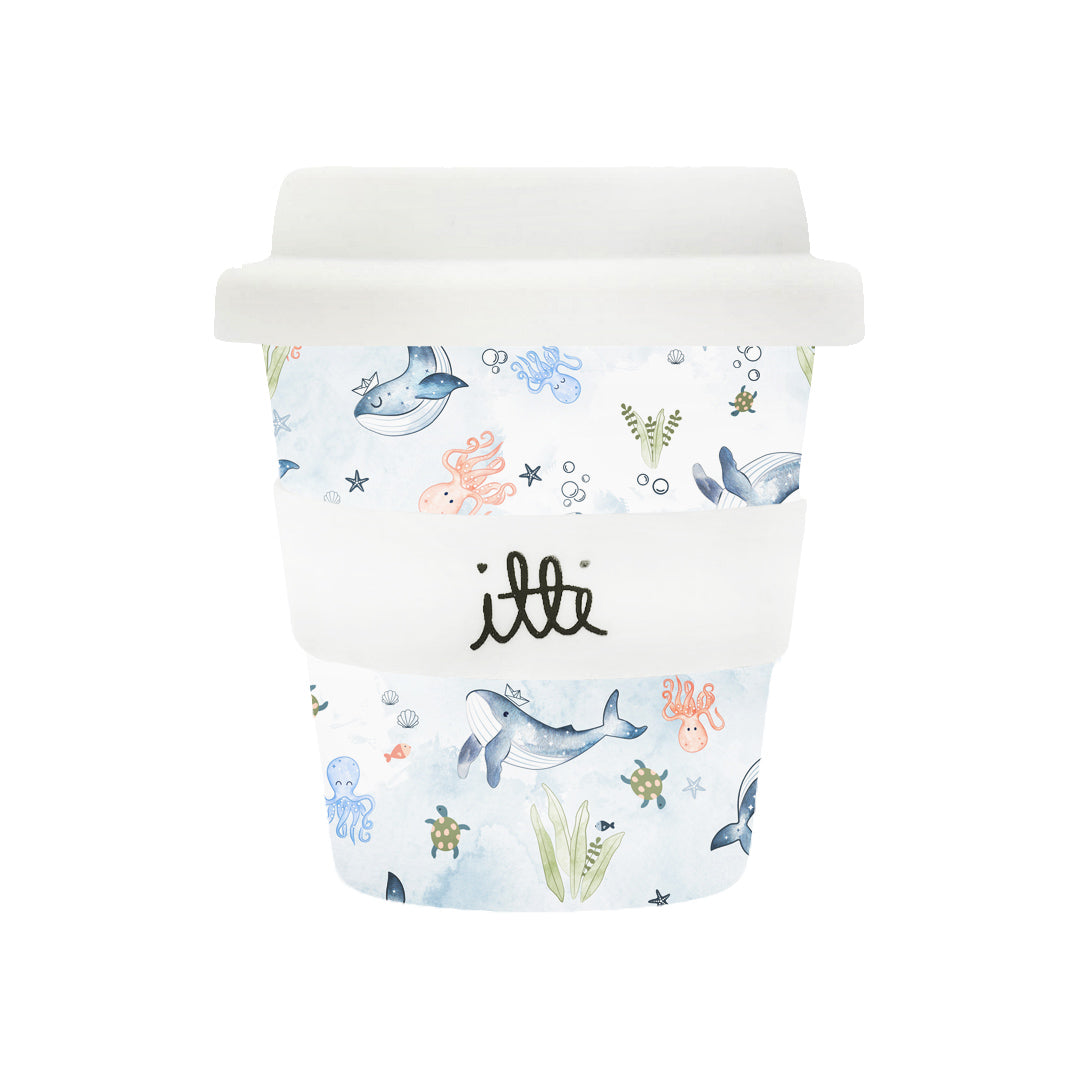 Bamboo Baby Cino Cup 120mL + 2 Straws (Assorted) by Itti - Friends of K