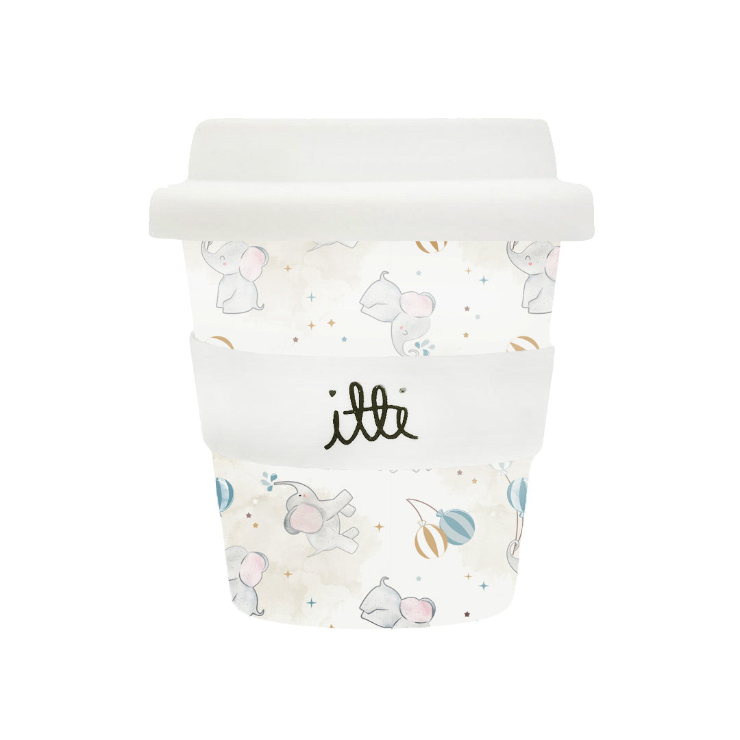 Bamboo Baby Cino Cup 120mL + 2 Straws (Assorted) by Itti - Friends of K