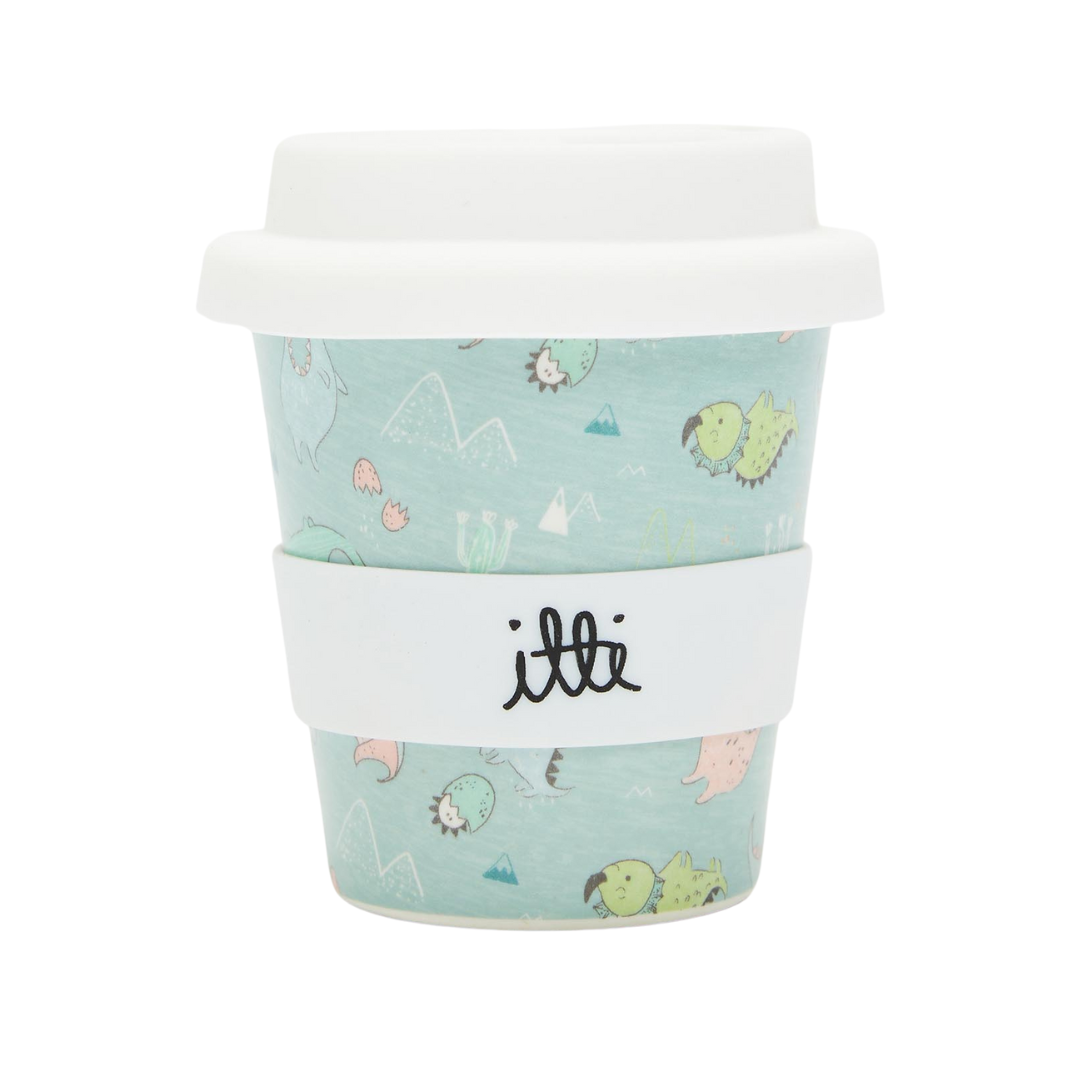 Bamboo Baby Cino Cup 120mL + 2 Straws (Assorted) by Itti - Friends of K