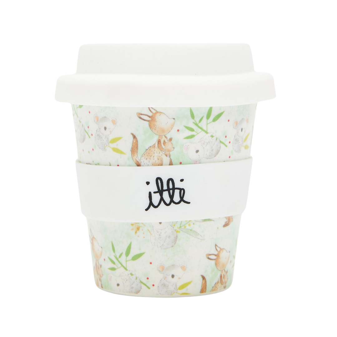 Bamboo Baby Cino Cup 120mL + 2 Straws (Assorted) by Itti - Friends of K