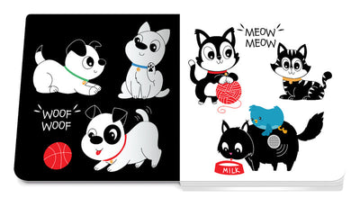 Black & White Animals Board Book by Ditty Bird - Friends of K