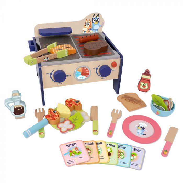 Bluey | Wooden Bbq & Salad Set by Bluey - Friends of K