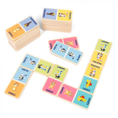 Bluey | Wooden Dominoes by Bluey - Friends of K