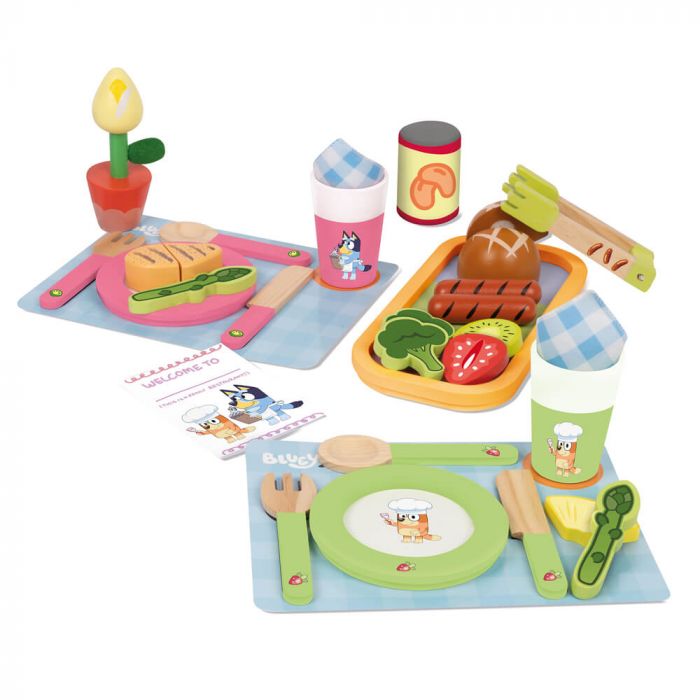 Bluey | Wooden Dine In with Bluey Set by Bluey - Friends of K