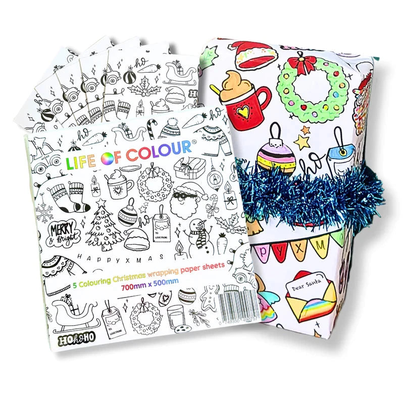 Christmas Wrapping Paper by Life of Colour - Friends of K