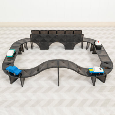 Connetix | Creative Roads Pack 48 pc by Connetix Magnetic Tiles - Friends of K