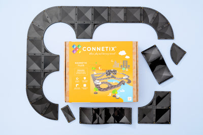 Connetix | Creative Roads Pack 48 pc by Connetix Magnetic Tiles - Friends of K