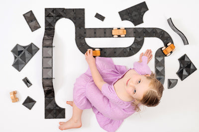 Connetix | Creative Roads Pack 48 pc by Connetix Magnetic Tiles - Friends of K