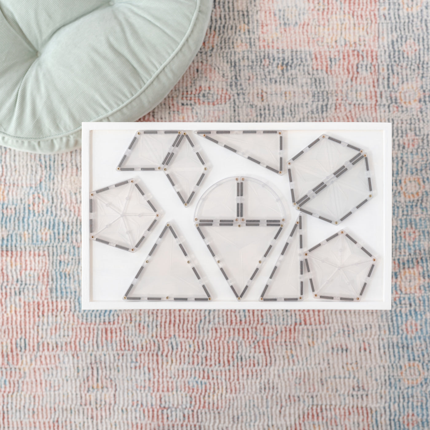 Connetix Tiles | Clear Shape Expansion Pack 24 pc by Connetix Magnetic Tiles - Friends of K