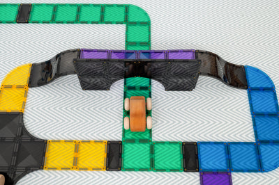 Connetix Tiles | Ramps & Intersections Pack 16pc by Connetix Magnetic Tiles - Friends of K