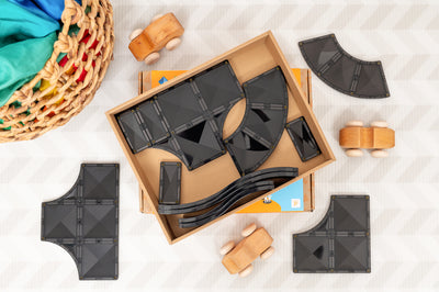 Connetix Tiles | Ramps & Intersections Pack 16pc by Connetix Magnetic Tiles - Friends of K
