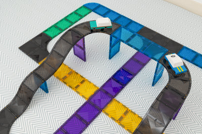Connetix Tiles | Ramps & Intersections Pack 16pc by Connetix Magnetic Tiles - Friends of K
