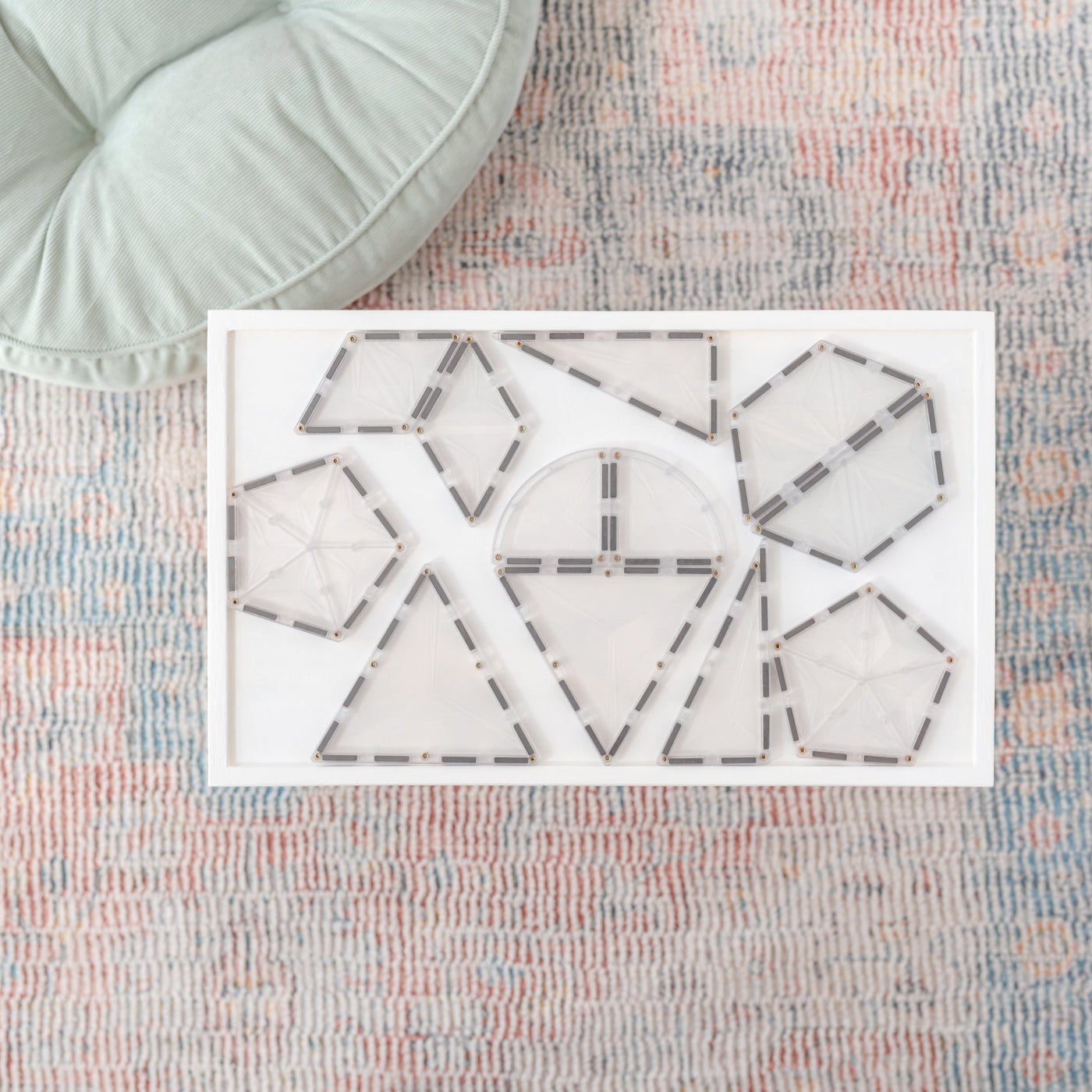 Connetix Tiles | Clear Shape Expansion Pack 24 pc (Damaged Box) by Connetix Magnetic Tiles - Friends of K