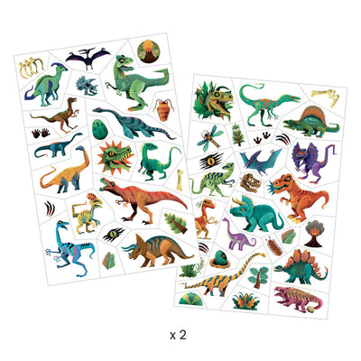 Dino Club Tattoos by Djeco - Friends of K