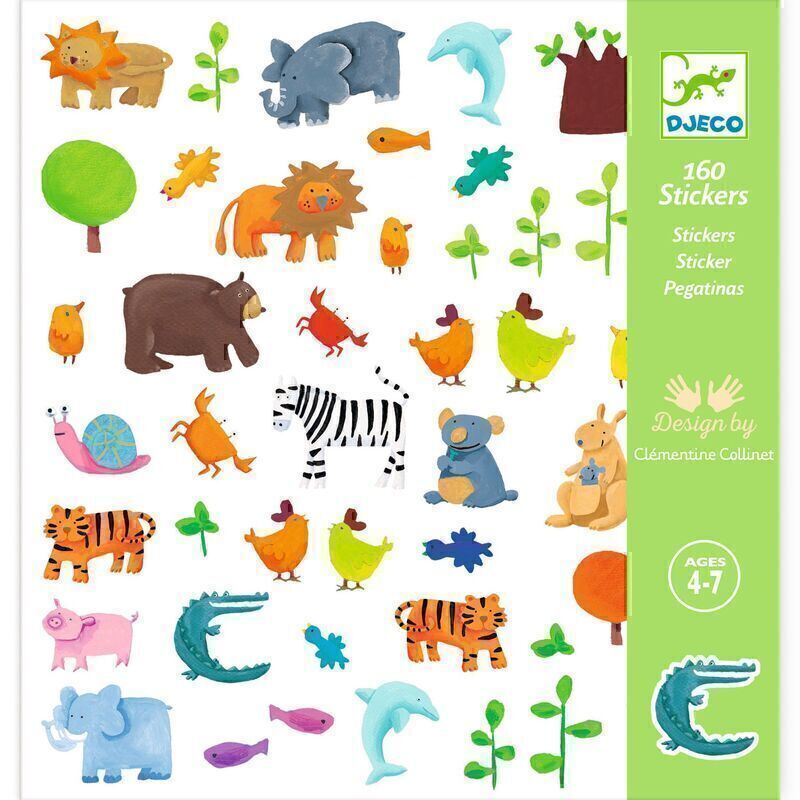Animals Stickers by Djeco - Friends of K