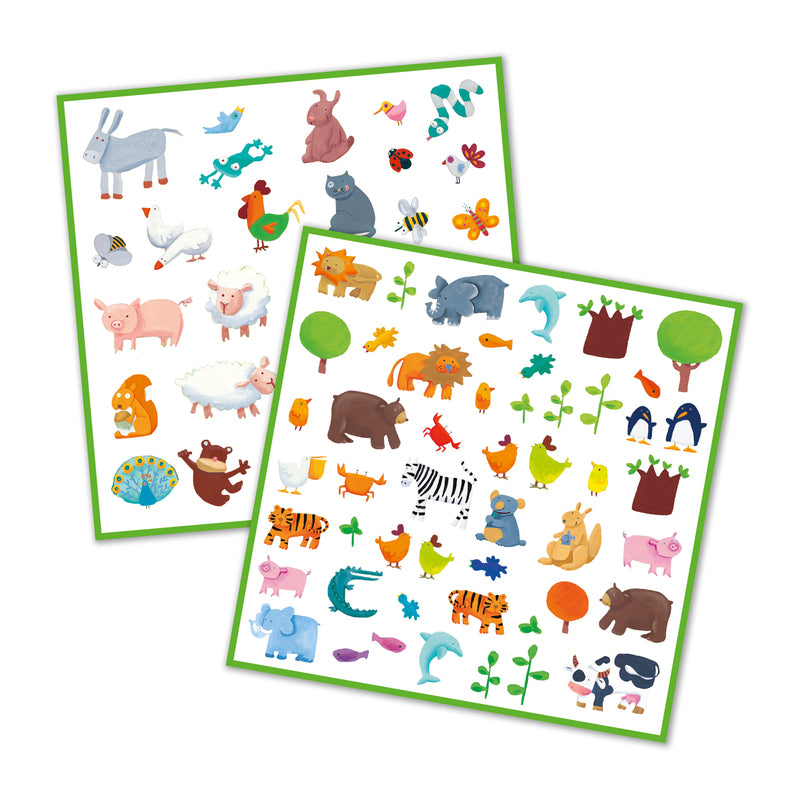 Animals Stickers by Djeco - Friends of K